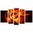 Tablouri canvas Abstract wenge 1005