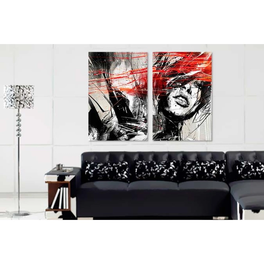 Tablouri canvas Abstract portret 17659