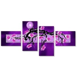 Tablouri canvas Abstract flori P 9048