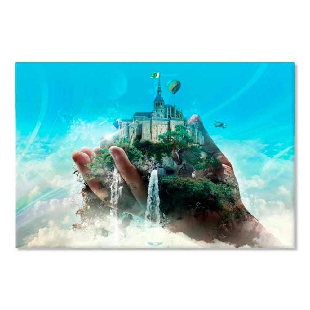 Tablouri canvas Castel abstract 6555