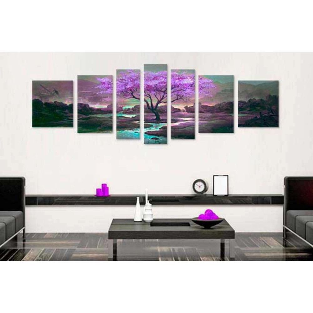 Tablouri canvas Abstract Copac mov 3648