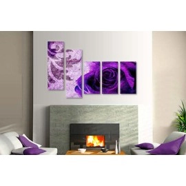 Tablouri canvas Trandafir mov 61557