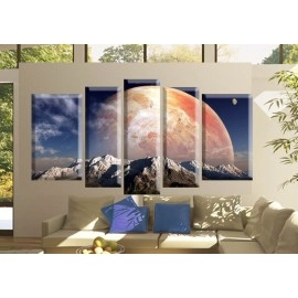 Tablouri canvas Munte in spatiu 1460