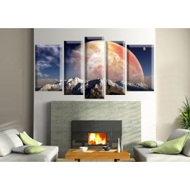 Tablouri canvas Munte in spatiu 1460
