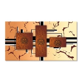 Tablouri canvas Nuante maro si negru 37606