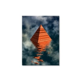 Tablouri canvas Abstract pyramid 2611