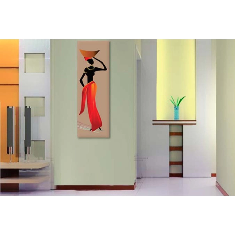 Tablouri canvas Silueta Africana 1195