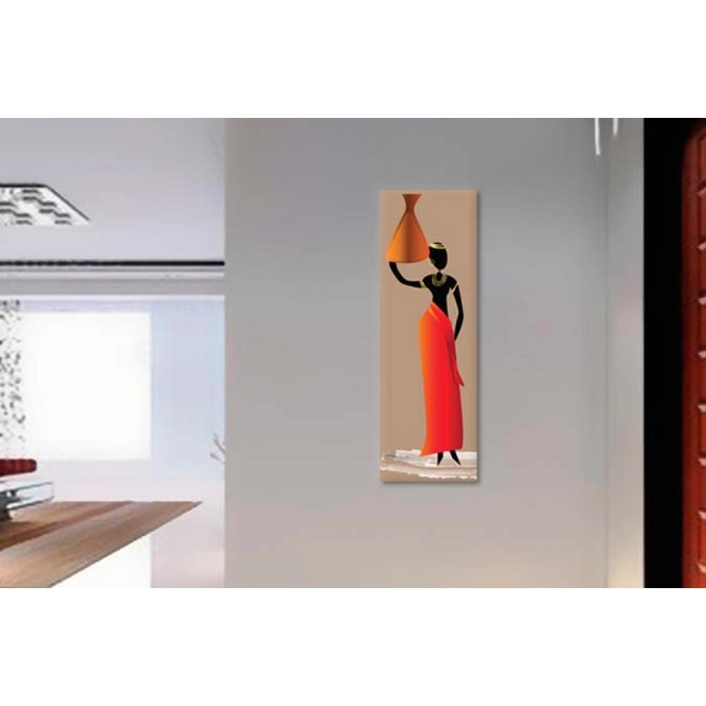 Tablouri canvas Silueta Africana 2291