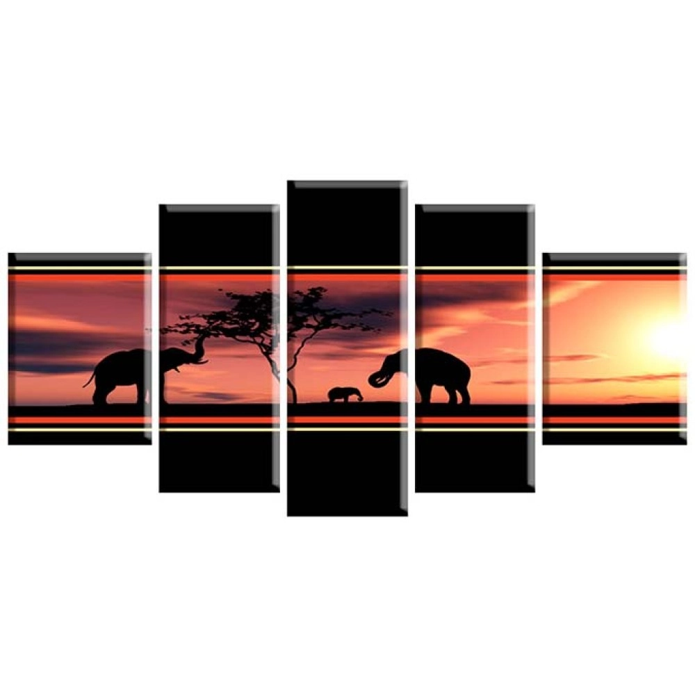 Tablouri canvas Elefanti Africa vector 2224