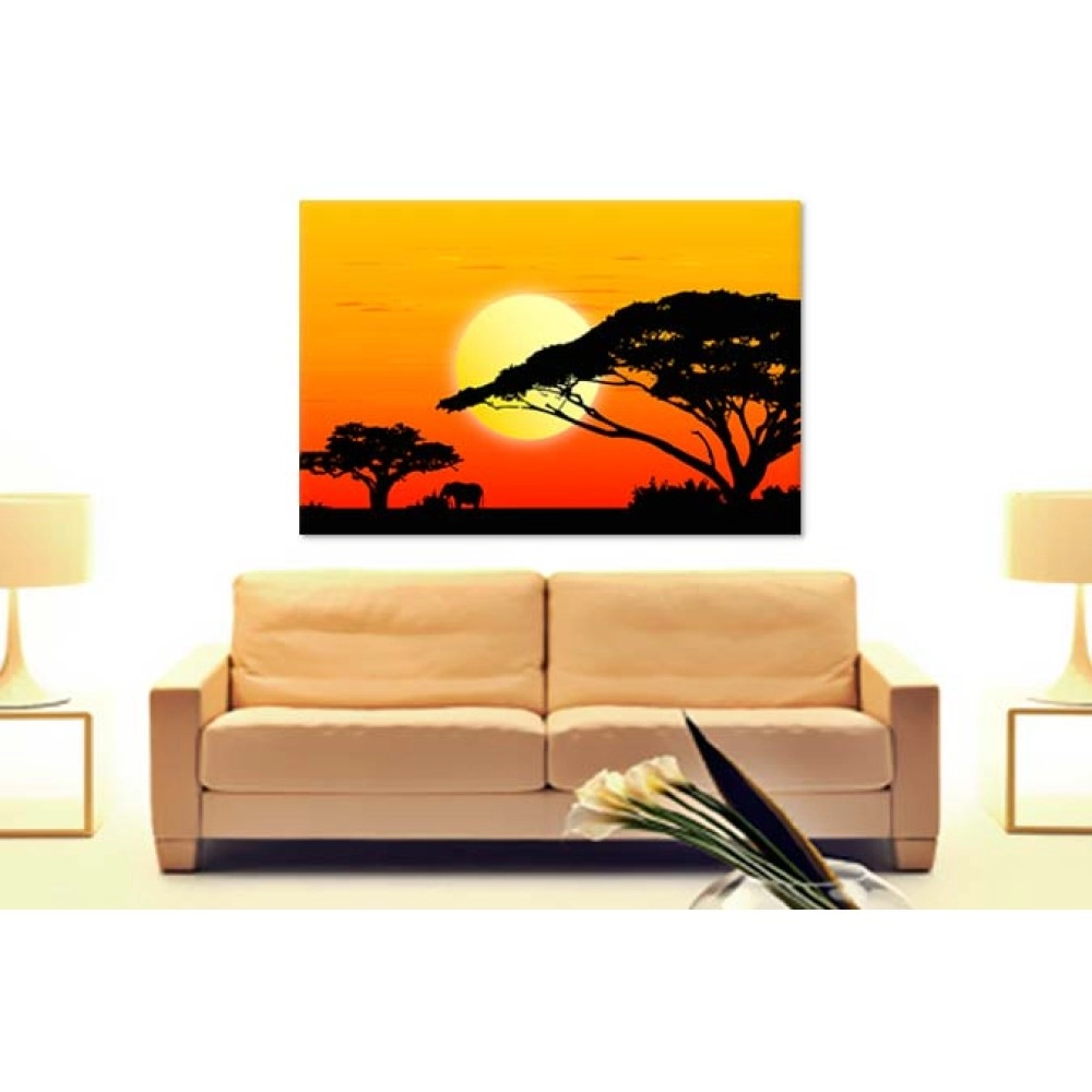 Tablouri canvas Apus in Africa 2655