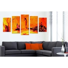 Tablouri canvas Siluete africane 6527