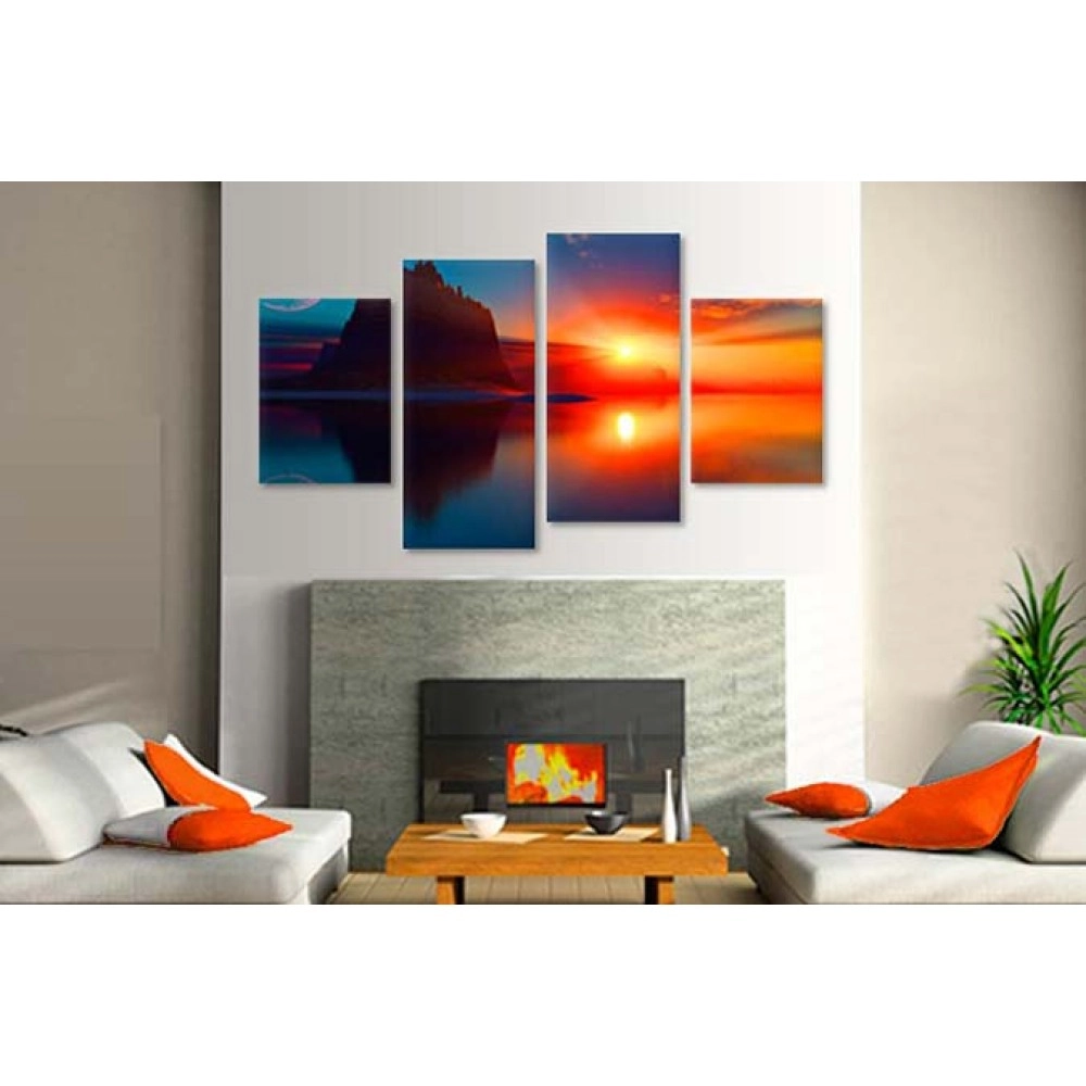 Tablouri canvas Apus pe mare 1040