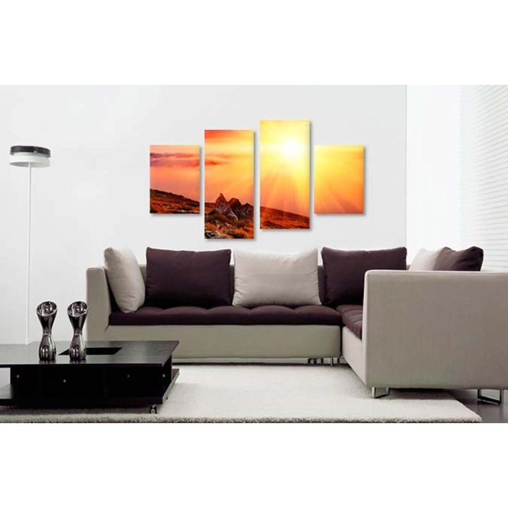 Tablouri canvas Apus pe munte 1035