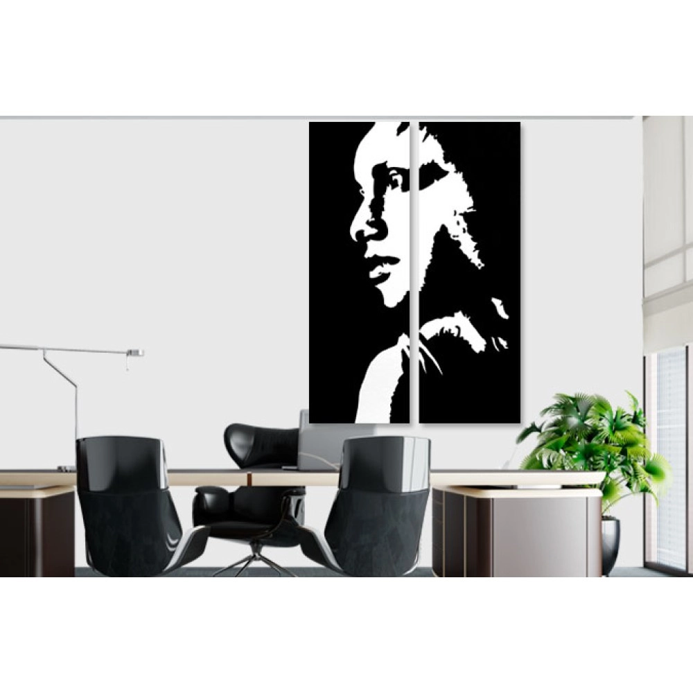 Tablouri canvas Arta alb-negru 7574