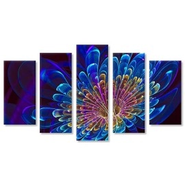 Tablouri canvas Fractal blue 2304