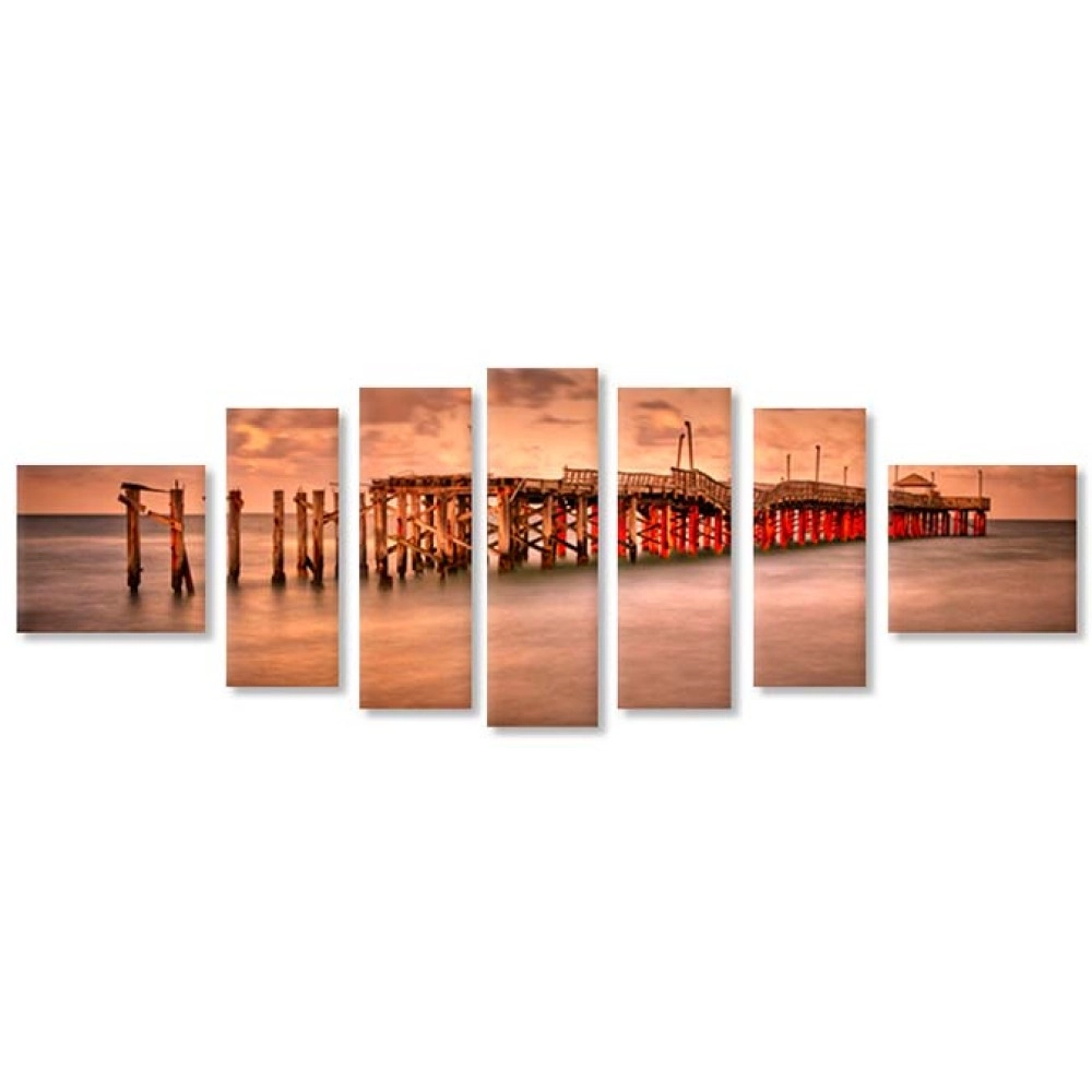 Tablouri canvas Ponton la apus 1401