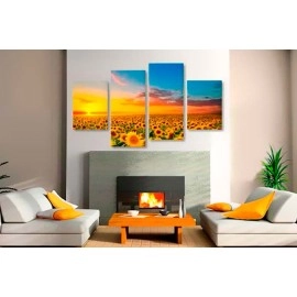 Tablouri canvas Campul soarelui 13421