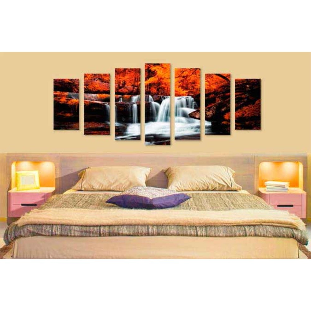 Tablouri canvas Cascada din padure 21556