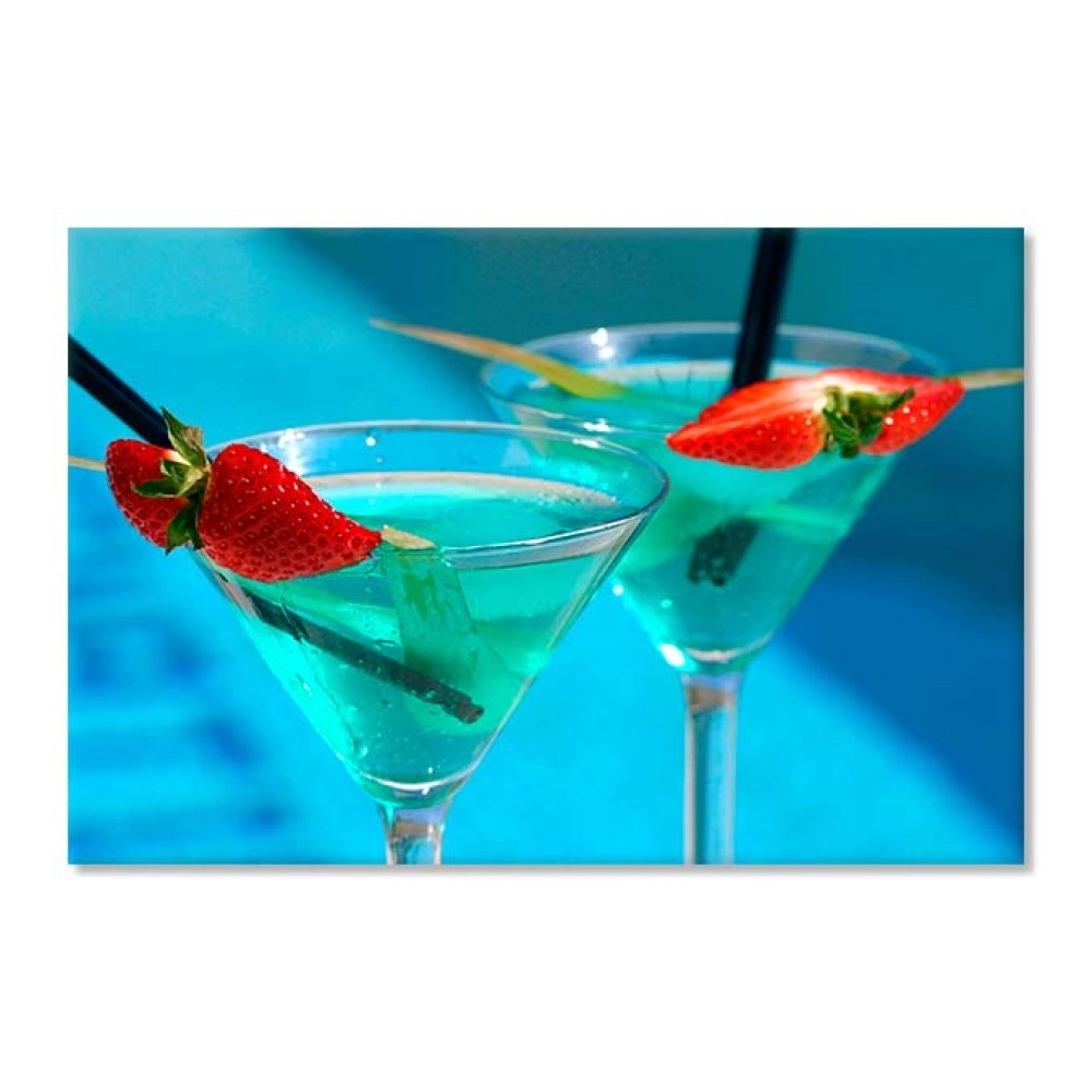 Tablouri canvas Cocktail cu capsune 5441