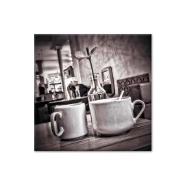 Tablouri canvas Coffee in sepia 6607