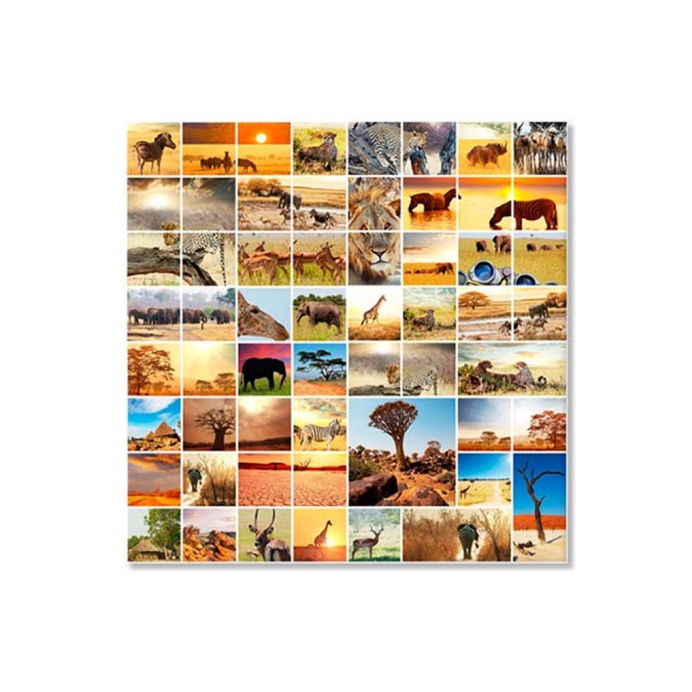 Tablouri canvas Colaj Africa wild 3348