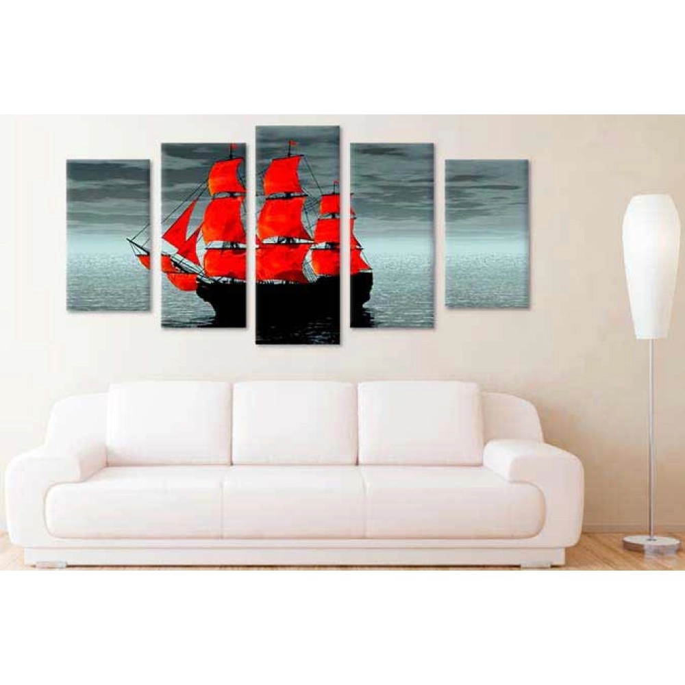 Tablouri canvas Corabie pe mare 27437