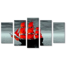 Tablouri canvas Corabie pe mare 27437