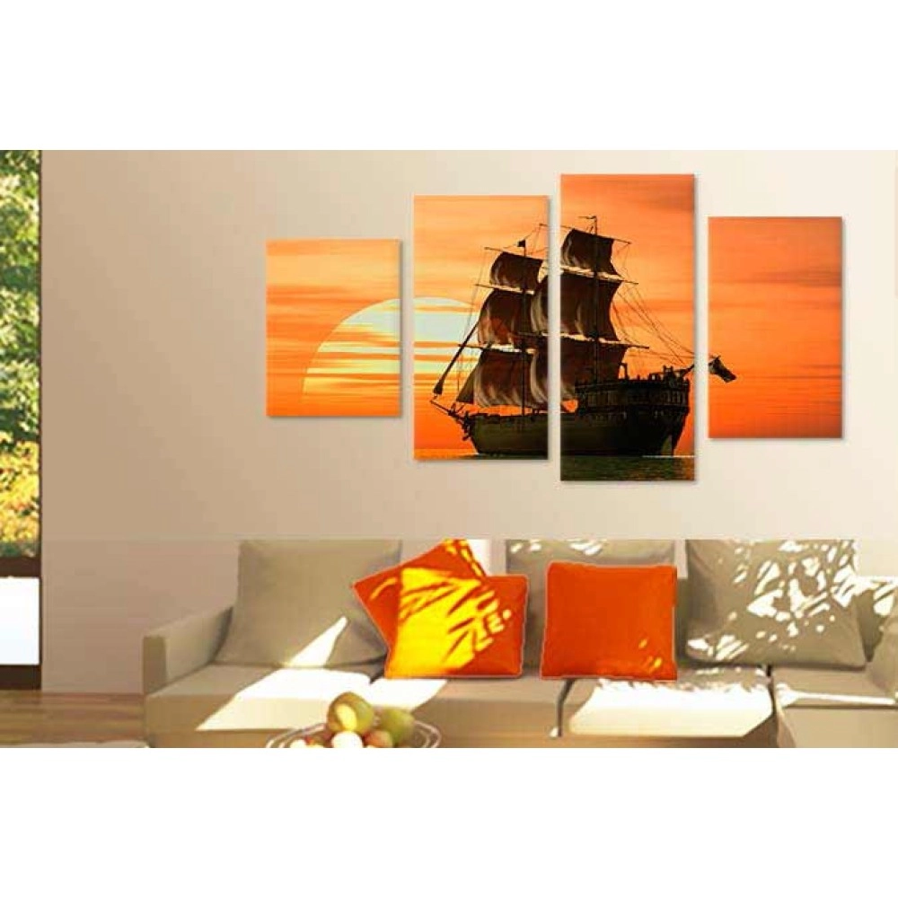 Tablouri canvas Corabie in asfintit 3682