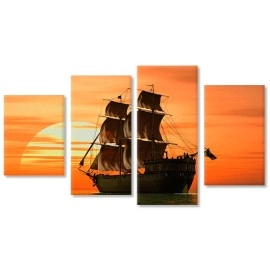 Tablouri canvas Corabie in asfintit 3682