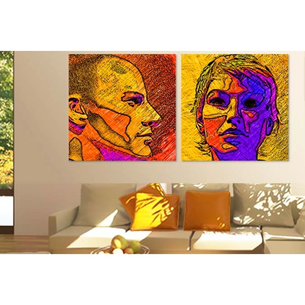 Tablouri canvas Figuri pop-art 7571