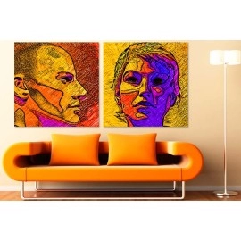 Tablouri canvas Figuri pop-art 7571