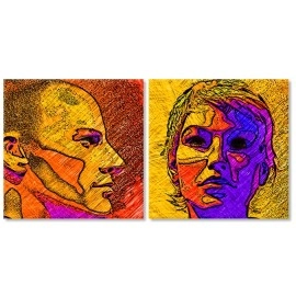 Tablouri canvas Figuri pop-art 7571