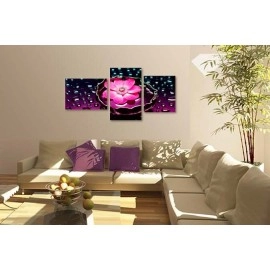 Tablouri canvas Floare si stropi 17648