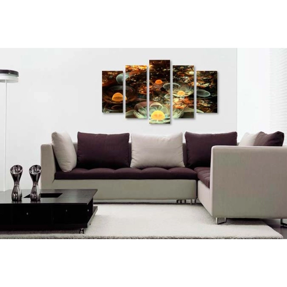Tablouri canvas Fractal Floare Nufar 1352