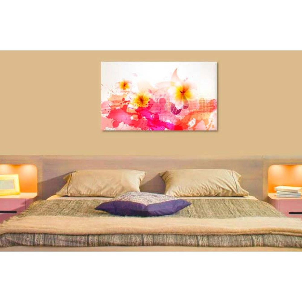 Tablouri canvas Flori abstracte 17760