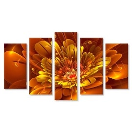 Tablouri canvas Fractal auriu 2068