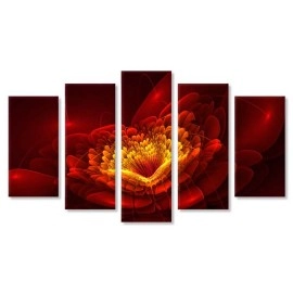 Tablouri canvas Bordo fractal 1058