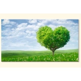 Tablouri canvas heart-tree 42051