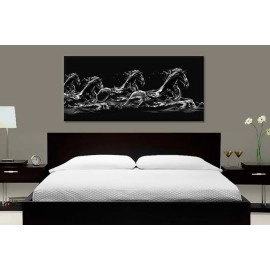 Tablouri canvas Cai salbatici in apa 17212