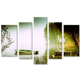 Tablouri canvas Barca pe lac 2419