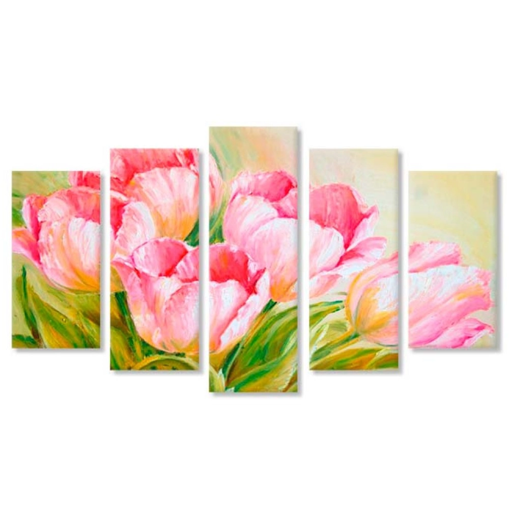 Tablouri canvas Lalele roz 4245