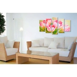 Tablouri canvas Lalele roz 4245