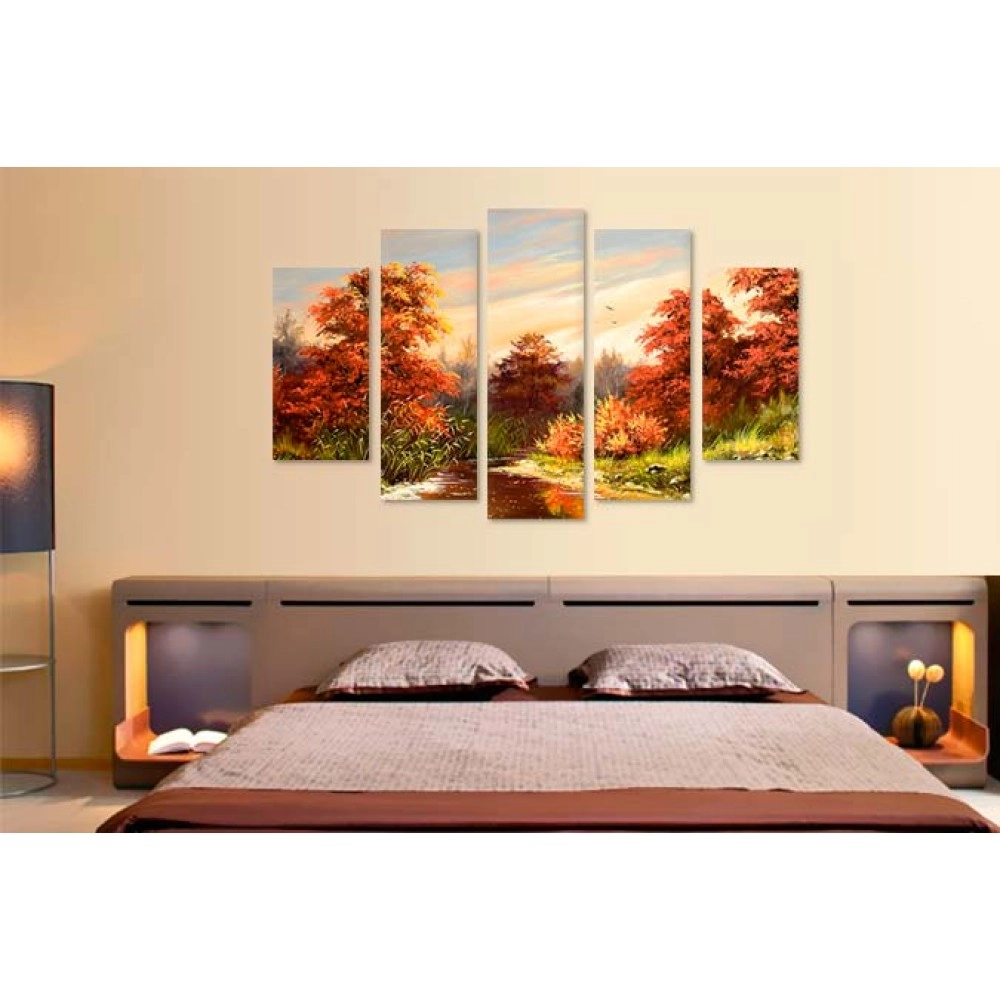 Tablouri canvas Peisaj culori toamna 8297