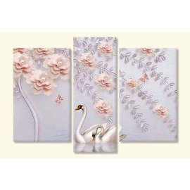 Tablouri canvas lebede 17314