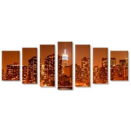Tablouri canvas Manhattan brown 1682