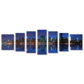 Tablouri canvas Manhattan albastru 2899
