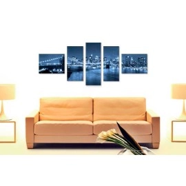 Tablouri canvas Manhattan blue 3711