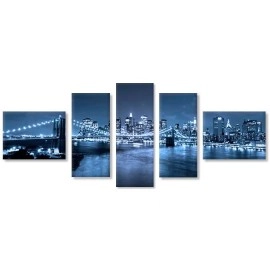 Tablouri canvas Manhattan blue 3711