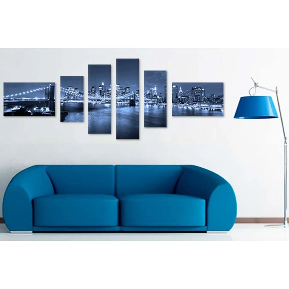 Tablouri canvas Blue Manhattan 3714