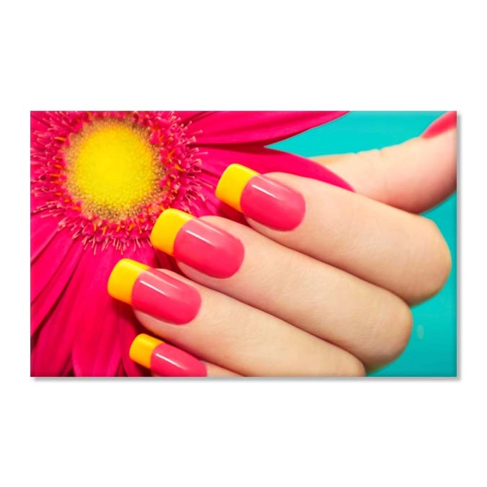Tablouri canvas Unghii rosu galben 6486